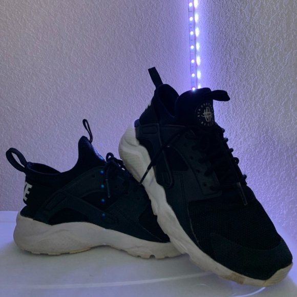 Nike Air Huarache Run Ultra Black White - Picture 1 of 7